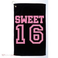 Sweet 16th Birthday Golf Towel thumb 0
