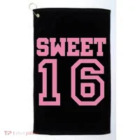 Sweet 16th Birthday Golf Towel thumb 0