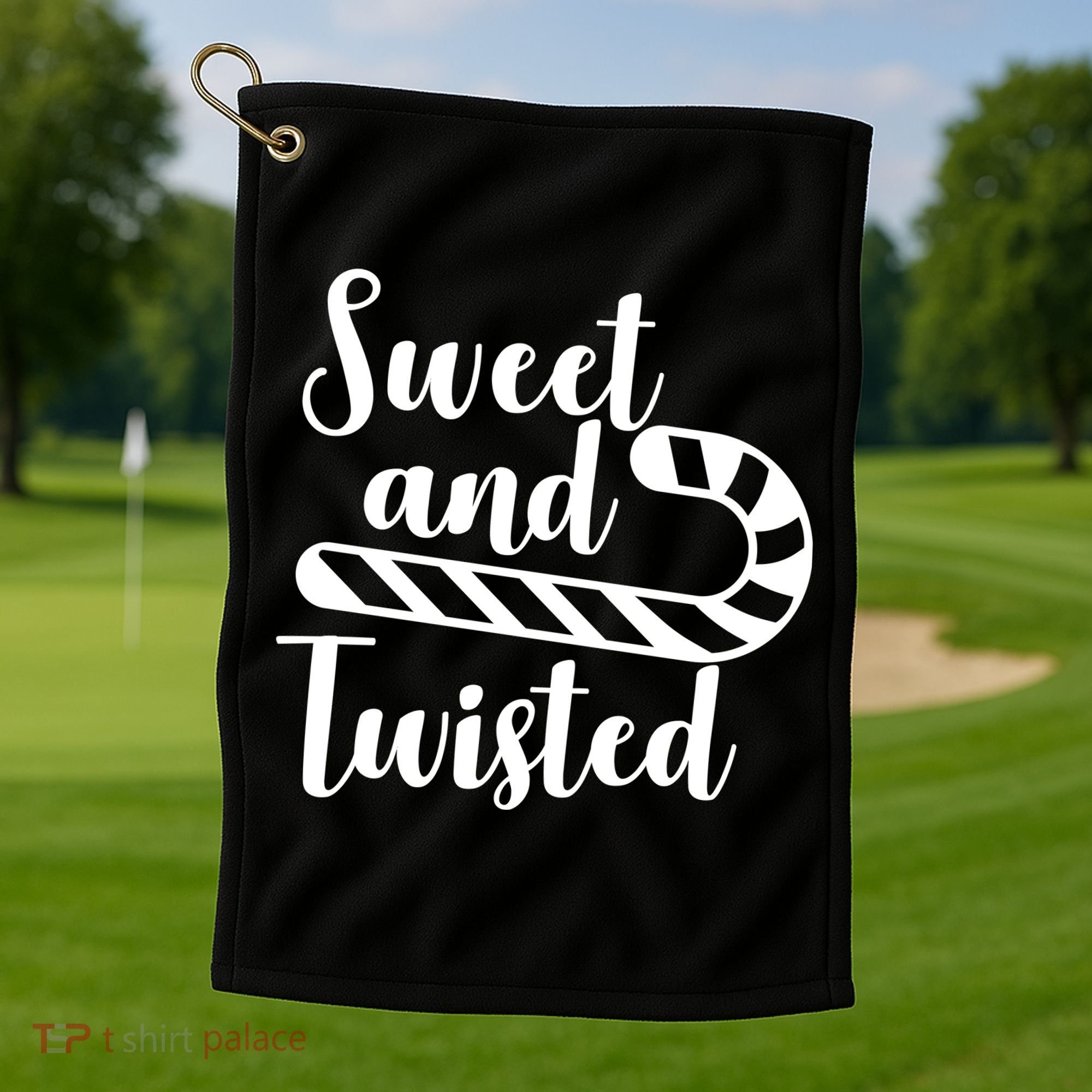 Sweet and Twisted Golf Towel