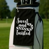 Sweet and Twisted Golf Towel thumb 2