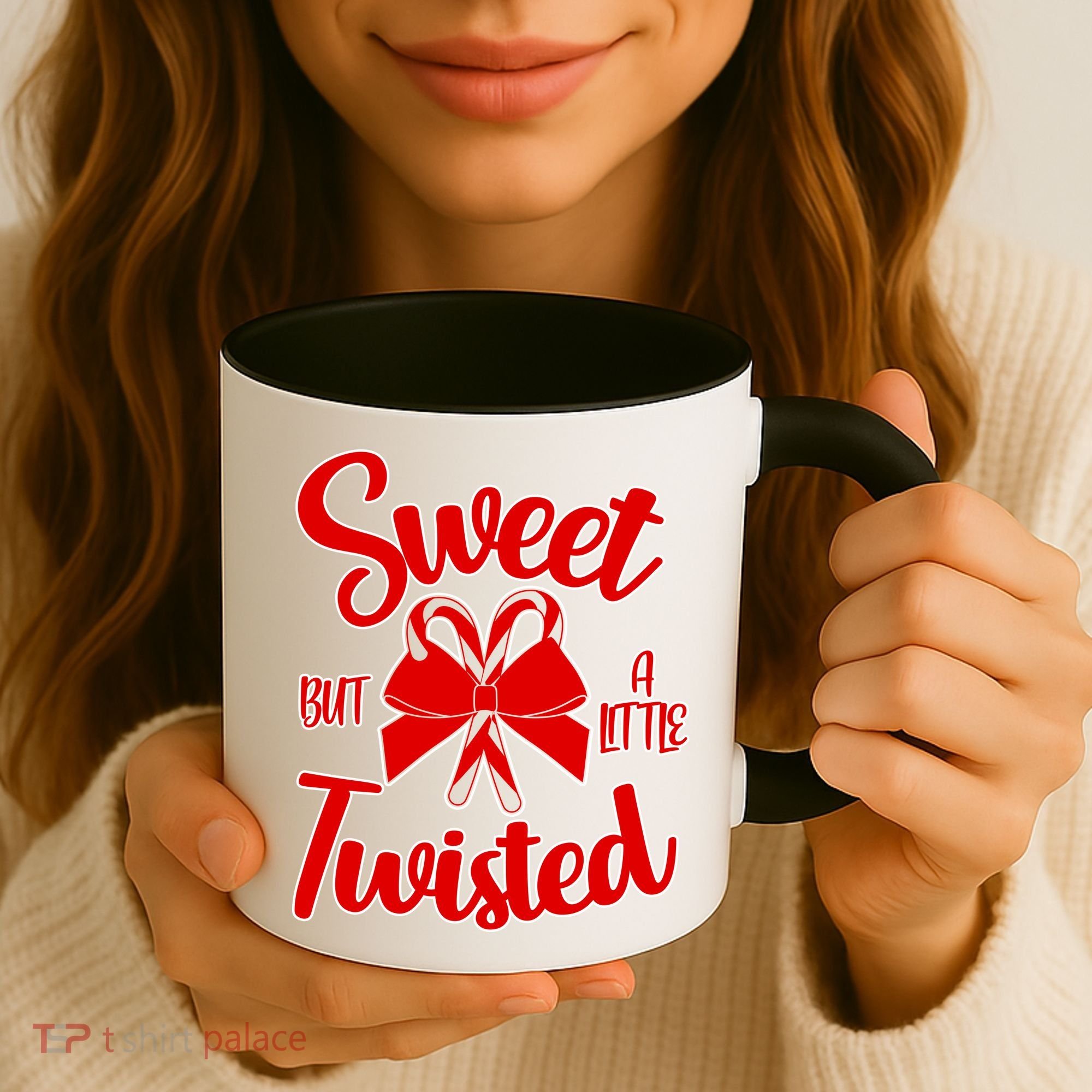 Sweet But A Little Twisted Christmas Coffee Mug