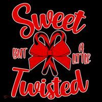 Sweet But A Little Twisted Christmas Coffee Mug thumb 5