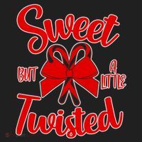 Sweet But A Little Twisted Christmas Beanie thumb 2