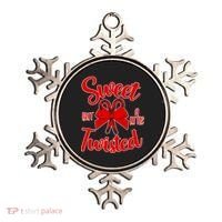 Sweet But A Little Twisted Christmas Ornament thumb 0