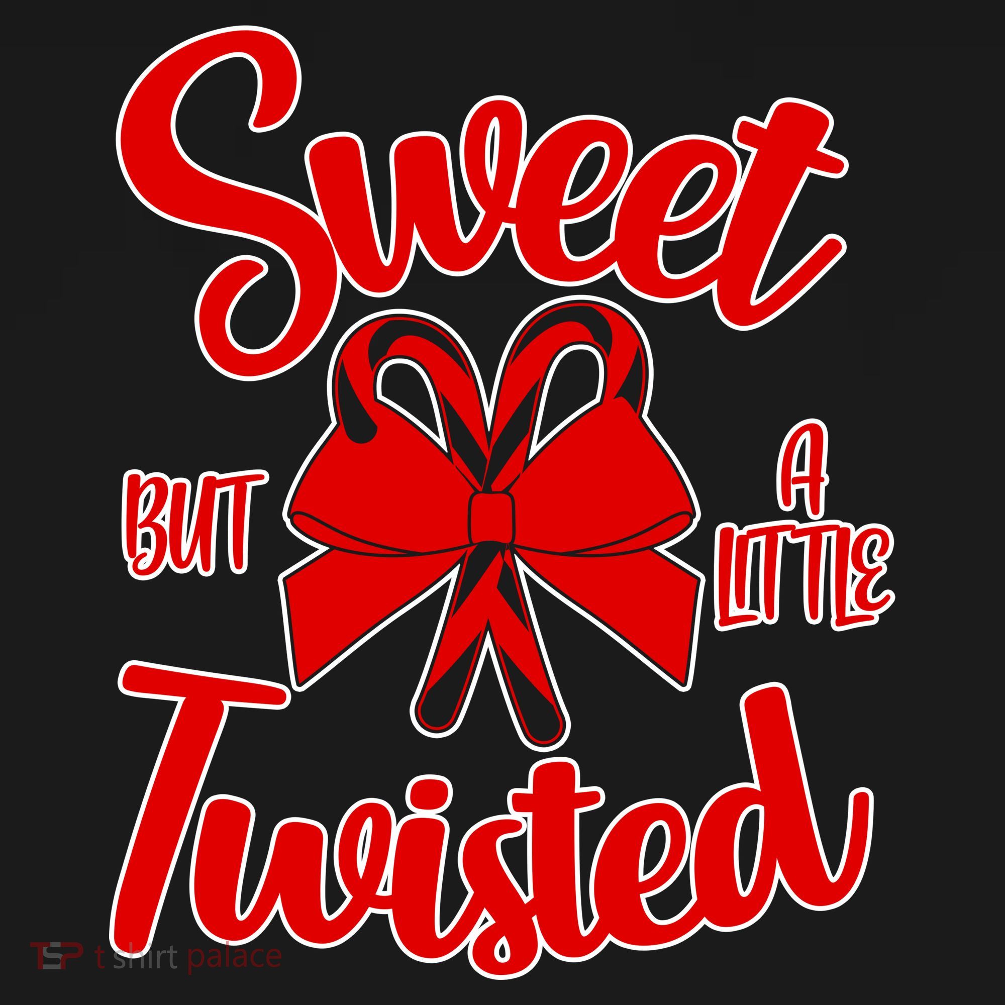 Sweet But A Little Twisted Christmas Ornament