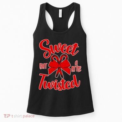 Sweet But A Little Twisted Christmas Women's Tank Top