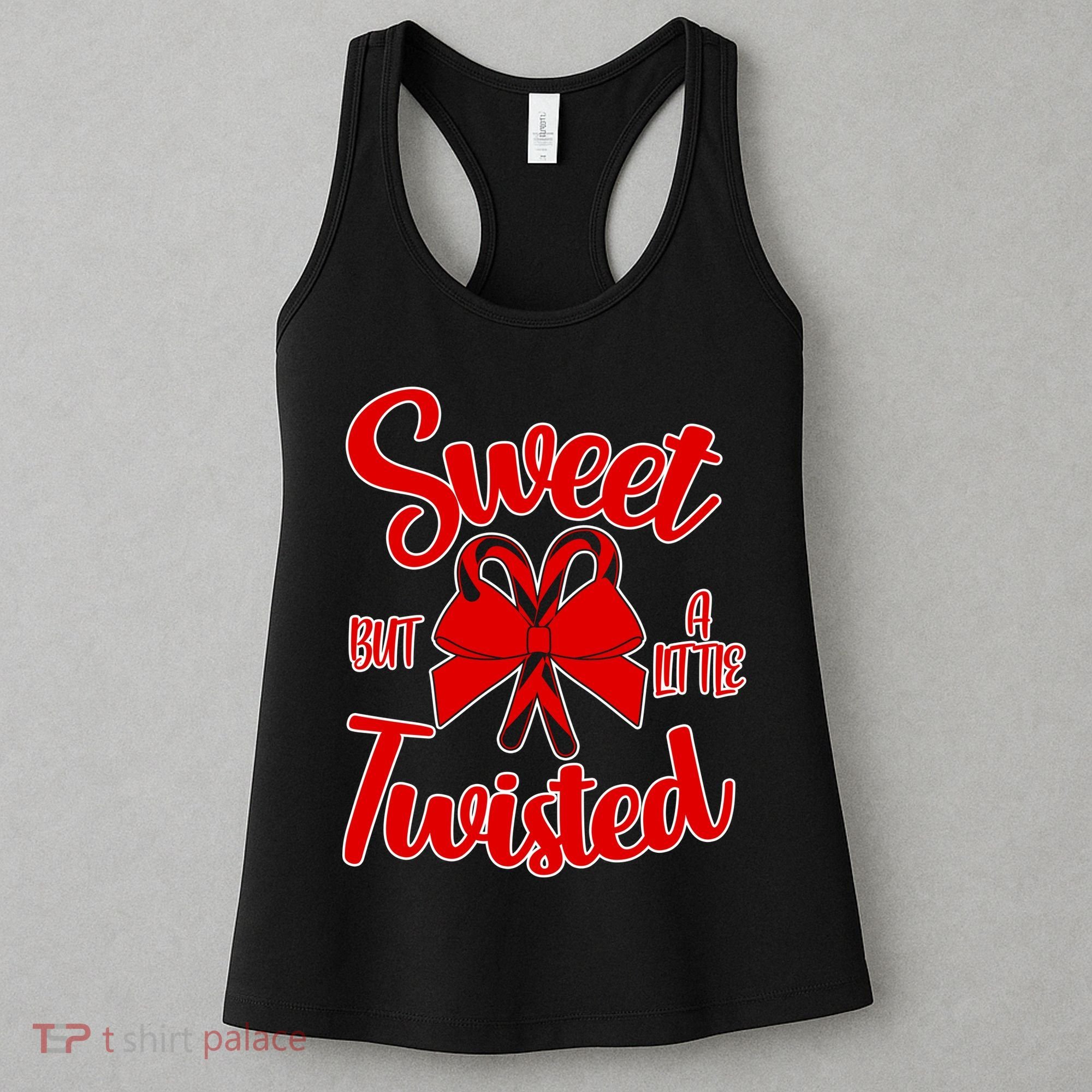 Sweet But A Little Twisted Christmas Women's Tank Top