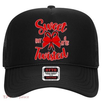 Sweet But A Little Twisted Christmas Hat