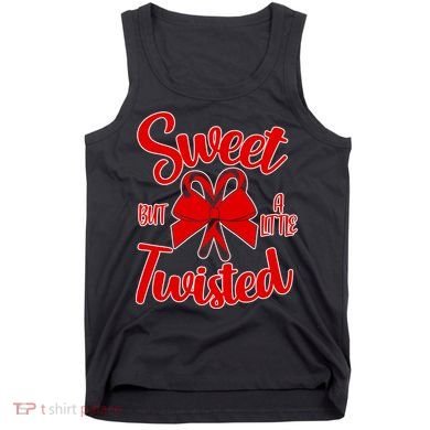 Sweet But A Little Twisted Christmas Tank Top