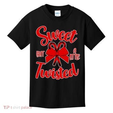 Sweet But A Little Twisted Christmas Kids T-Shirt