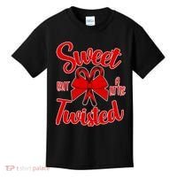 Sweet But A Little Twisted Christmas Kids T-Shirt thumb 0