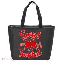 Sweet But A Little Twisted Christmas Tote Bag thumb 0