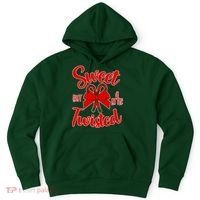 Sweet But A Little Twisted Christmas Hoodie thumb 0