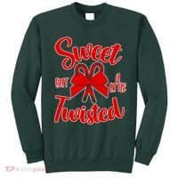 Sweet But A Little Twisted Christmas Sweatshirt thumb 0