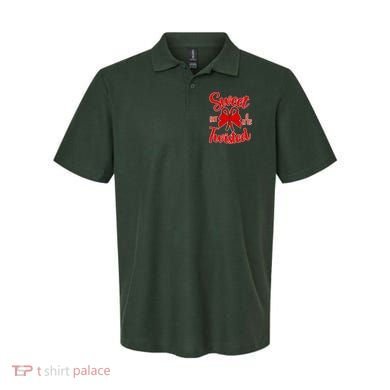 Sweet But A Little Twisted Christmas Polo