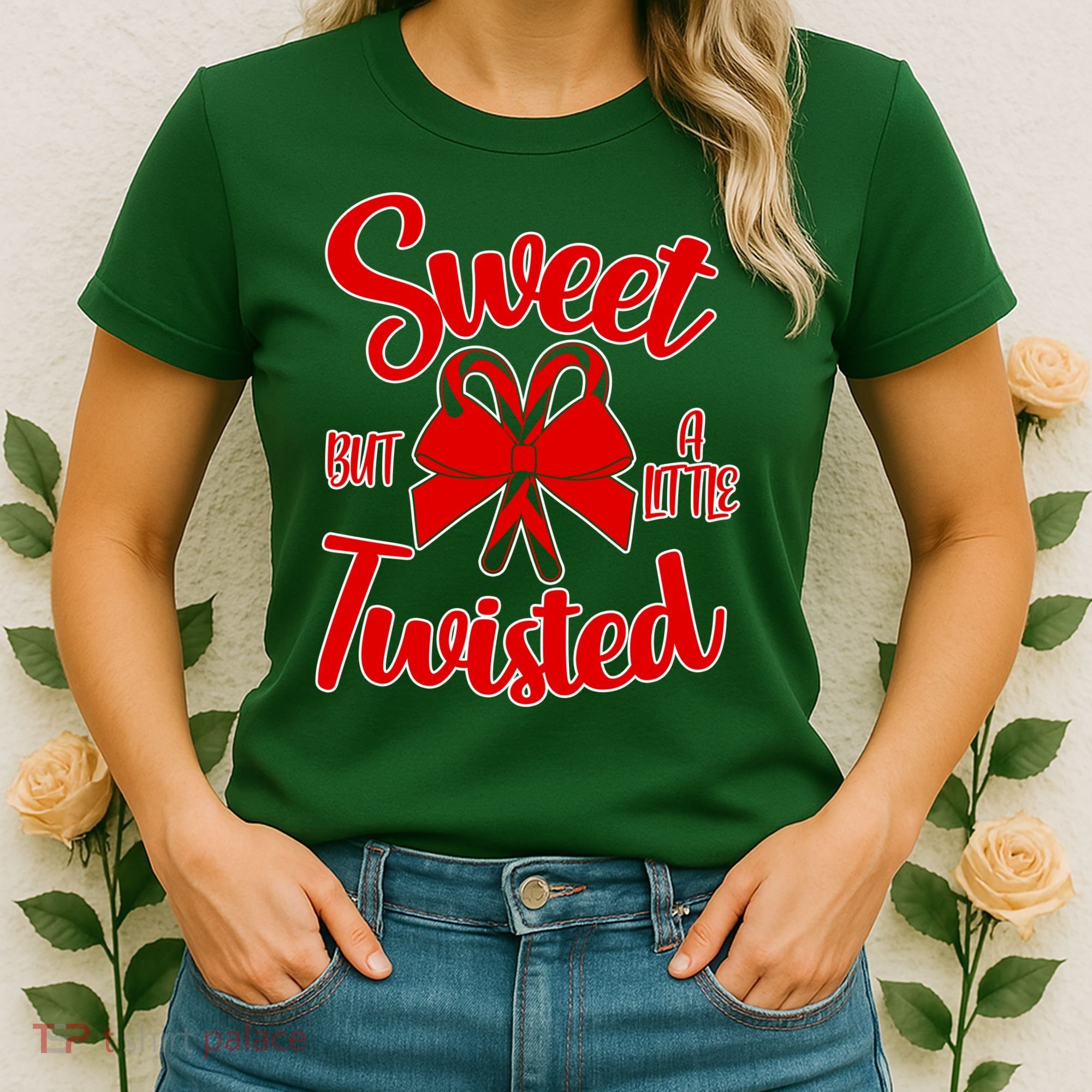 Sweet But A Little Twisted Christmas Women's T-Shirt