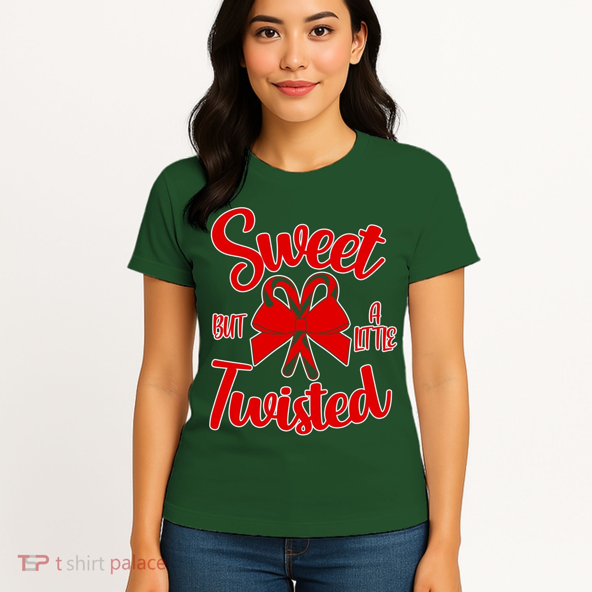 Sweet But A Little Twisted Christmas Women's T-Shirt