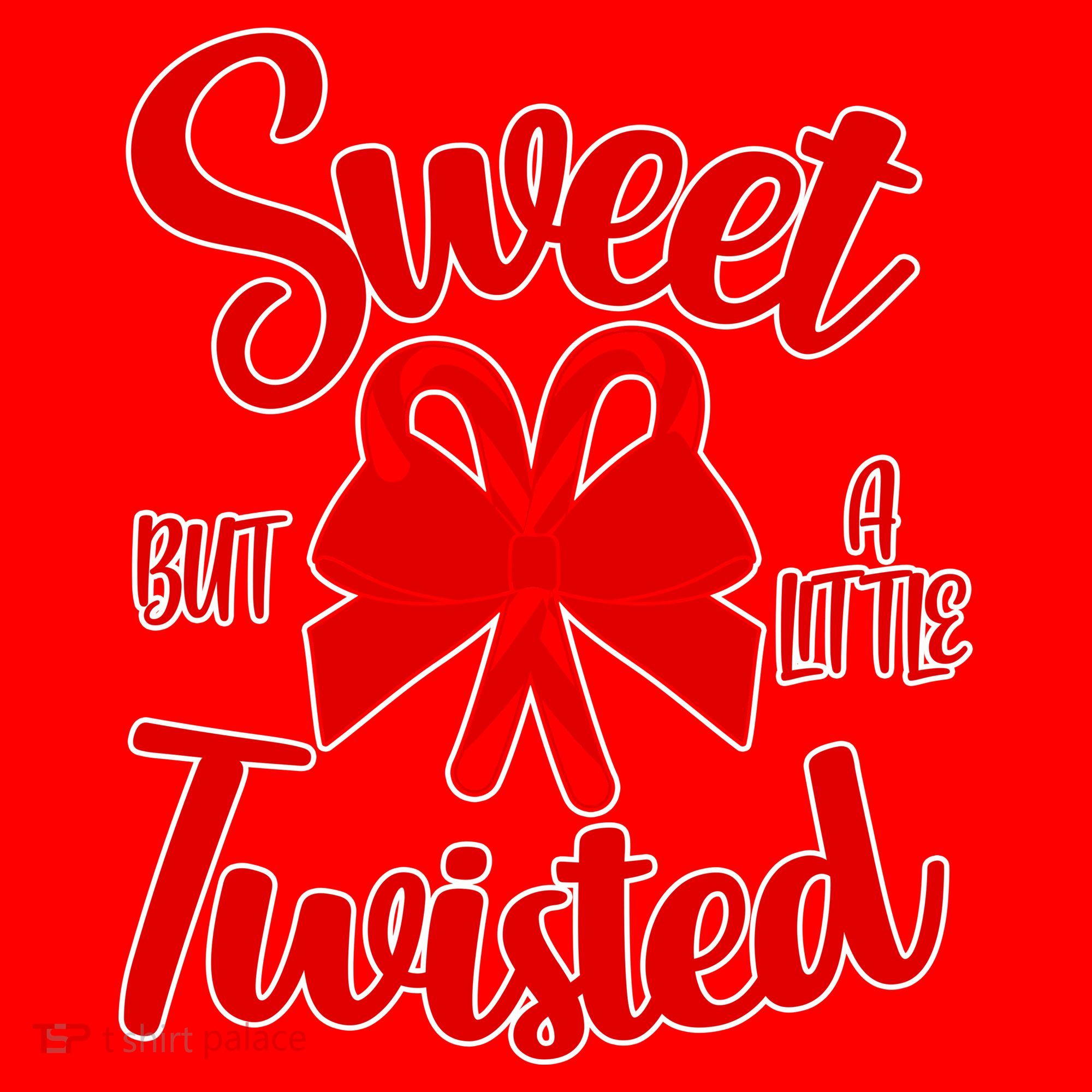 Sweet But A Little Twisted Christmas Santa Hat