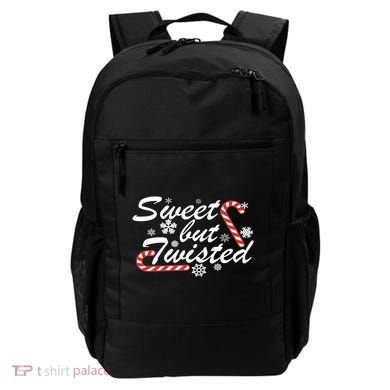 Sweet But Twisted Funny Candy Cane Christmas Backpack