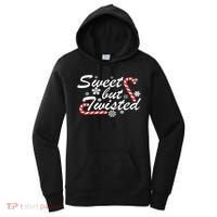 Sweet But Twisted Funny Candy Cane Christmas Women's Hoodie thumb 0