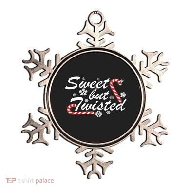 Sweet But Twisted Funny Candy Cane Christmas Ornament