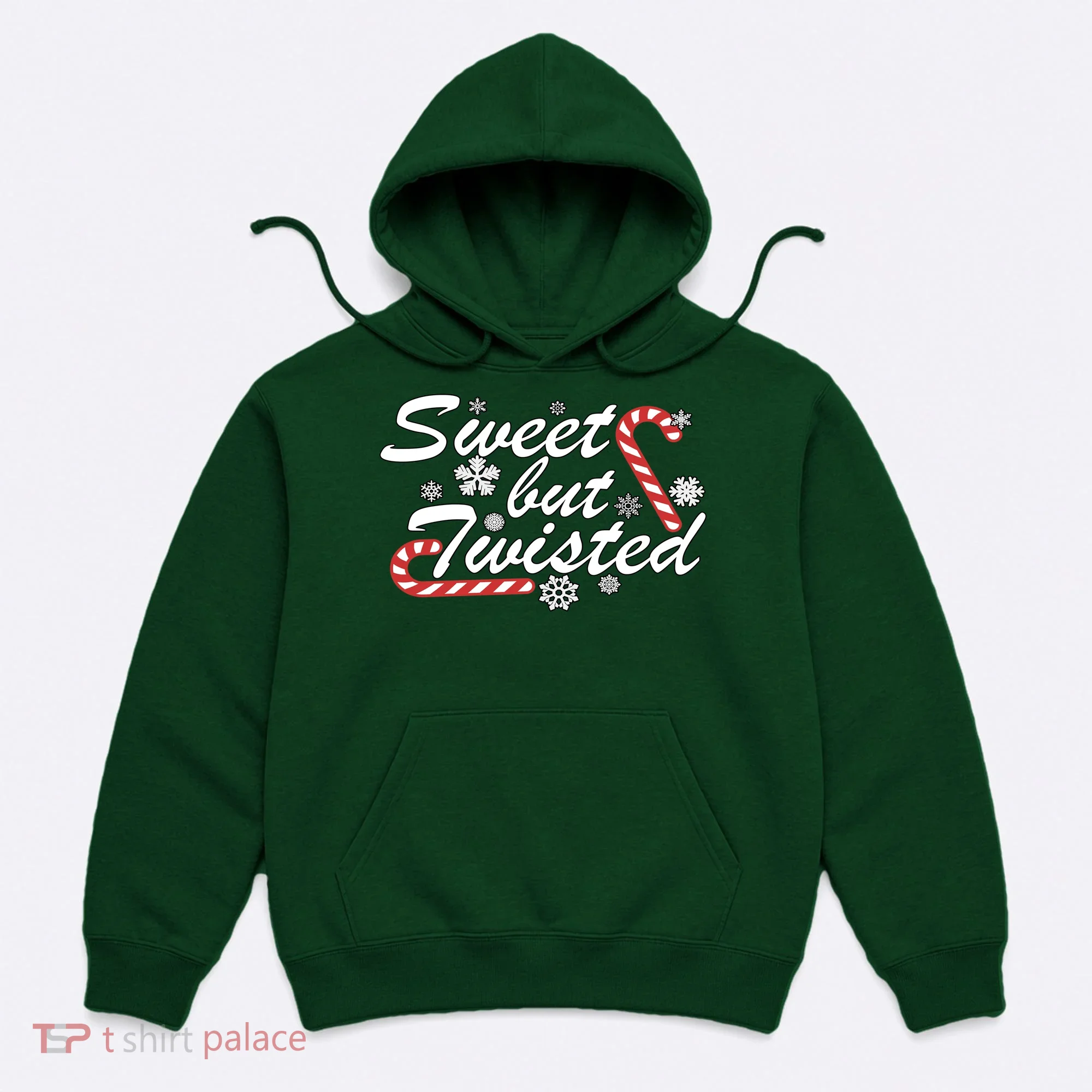 Sweet But Twisted Funny Candy Cane Christmas Hoodie