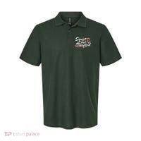 Sweet But Twisted Funny Candy Cane Christmas Polo thumb 0