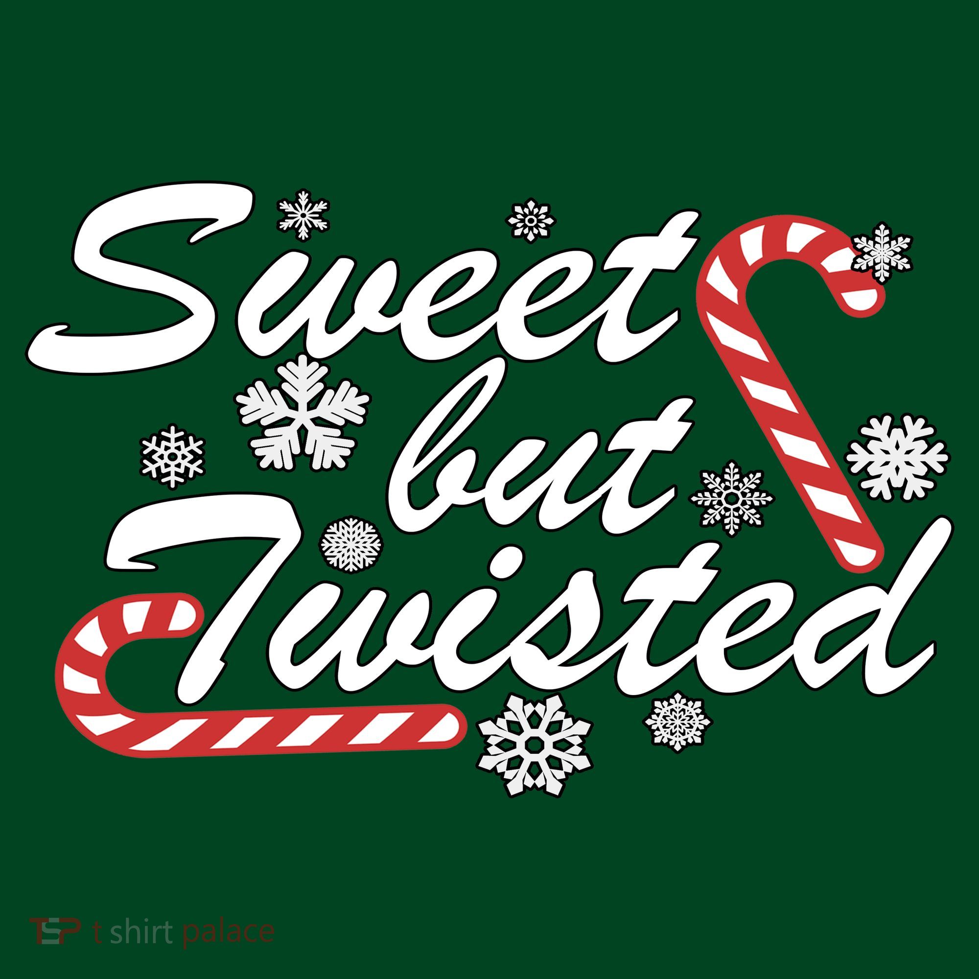 Sweet But Twisted Funny Candy Cane Christmas Visor