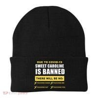 Sweet Caroline Is Banned Funny Pandemic  Beanie thumb 0