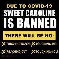 Sweet Caroline Is Banned Funny Pandemic  Women's Hoodie thumb 2