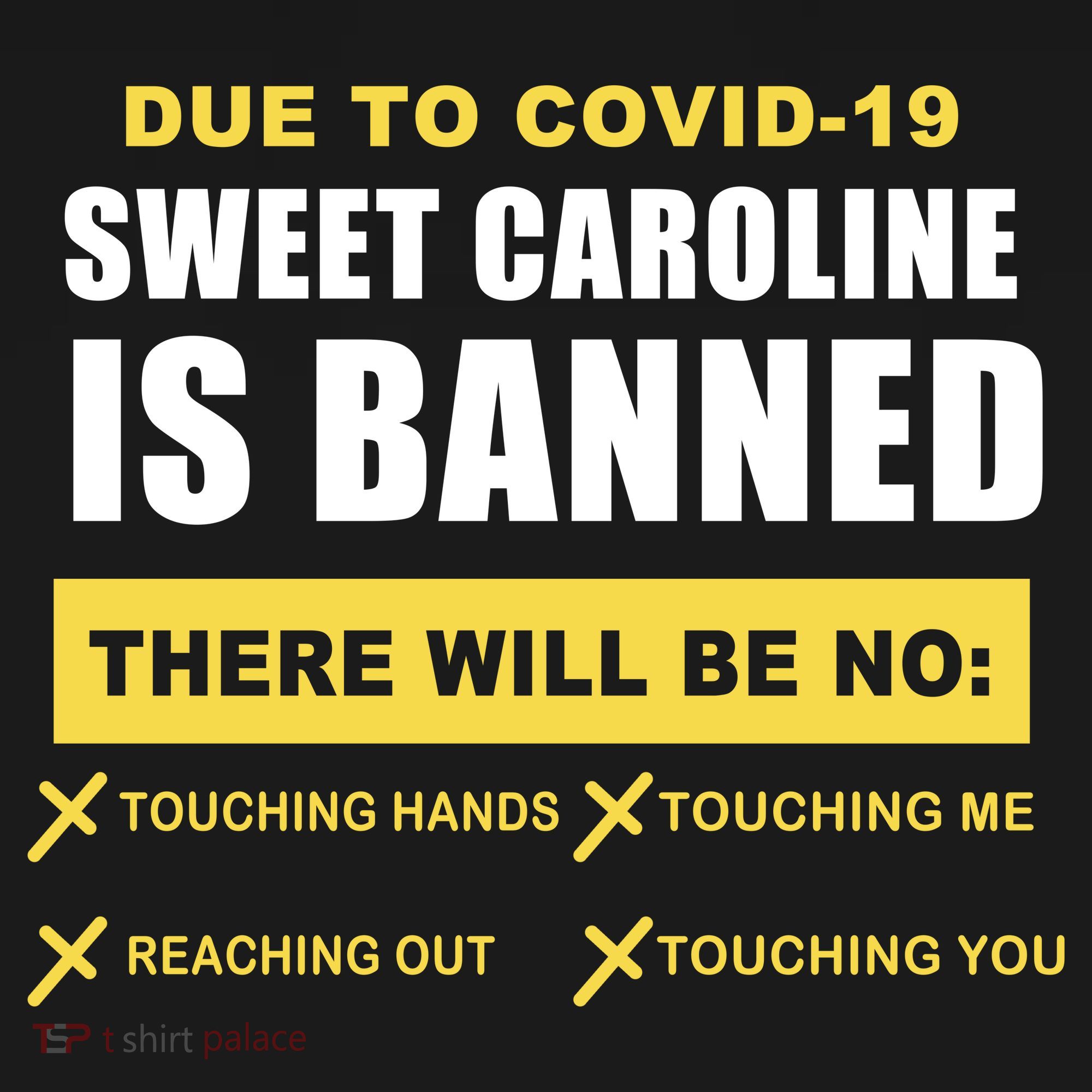 Sweet Caroline Is Banned Funny Pandemic  Ornament