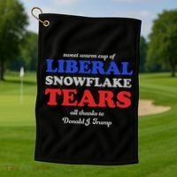 Sweet Cup Of Liberal Snowflake Tears Golf Towel thumb 1