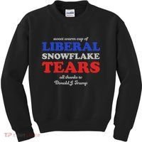 Sweet Cup Of Liberal Snowflake Tears Kids Sweatshirt thumb 0