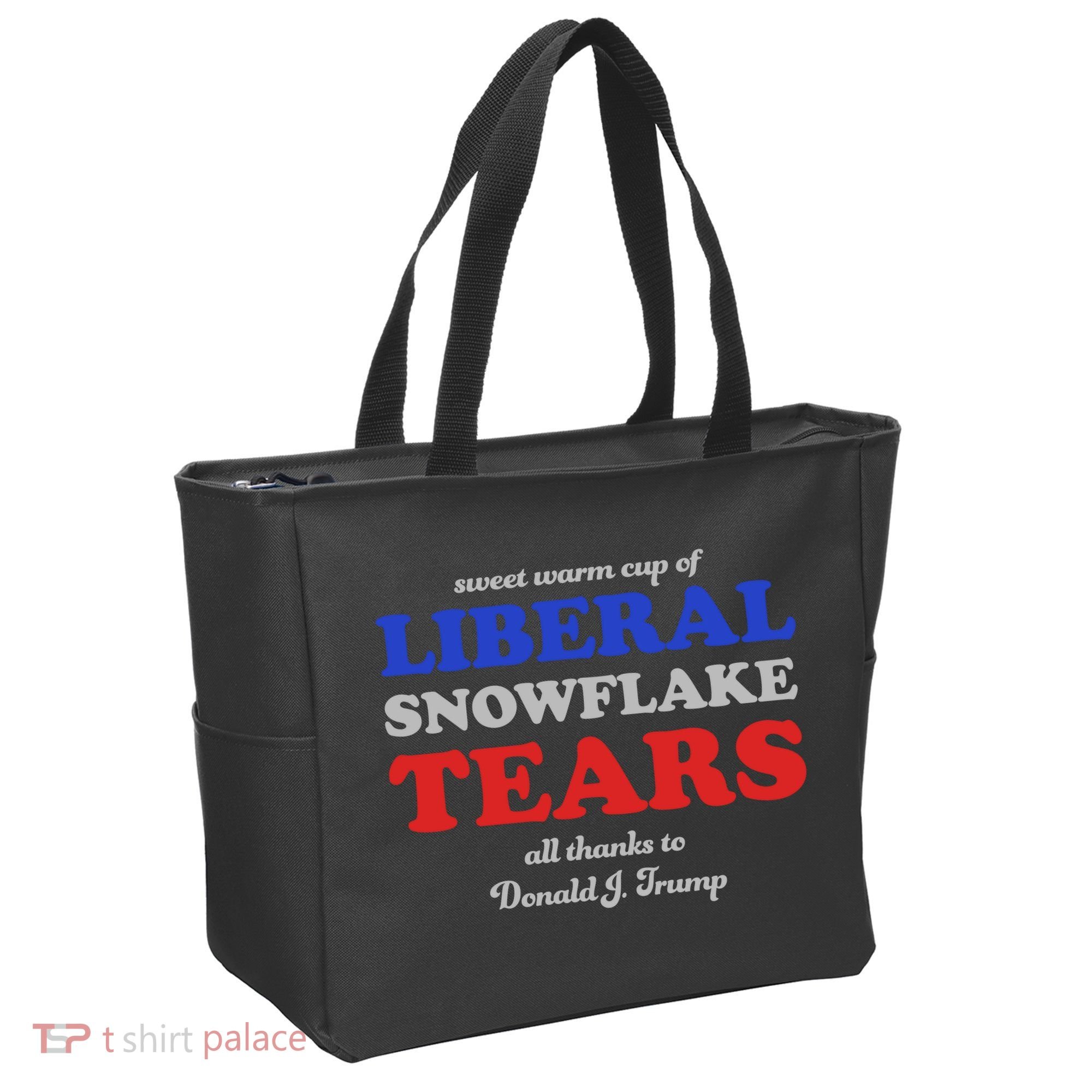 Sweet Cup Of Liberal Snowflake Tears Tote Bag