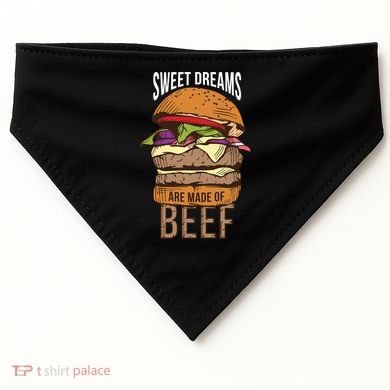 Sweet Dreams Are Made Of Beef USA-Made Doggie Bandana