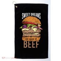Sweet Dreams Are Made Of Beef Golf Towel thumb 0
