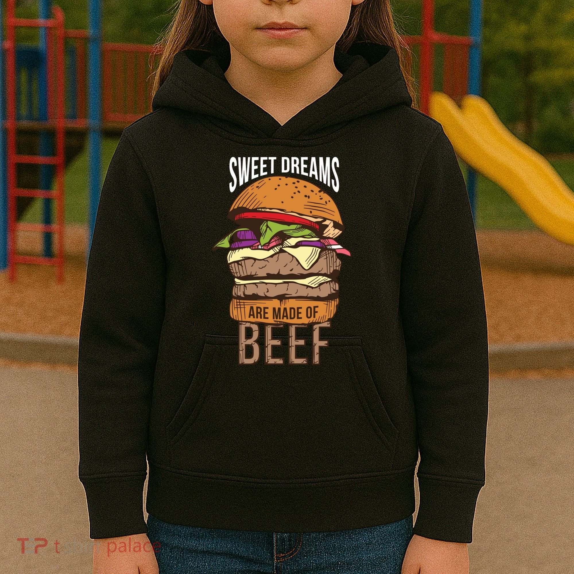 Sweet Dreams Are Made Of Beef Kids Hoodie