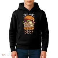 Sweet Dreams Are Made Of Beef Kids Hoodie thumb 4