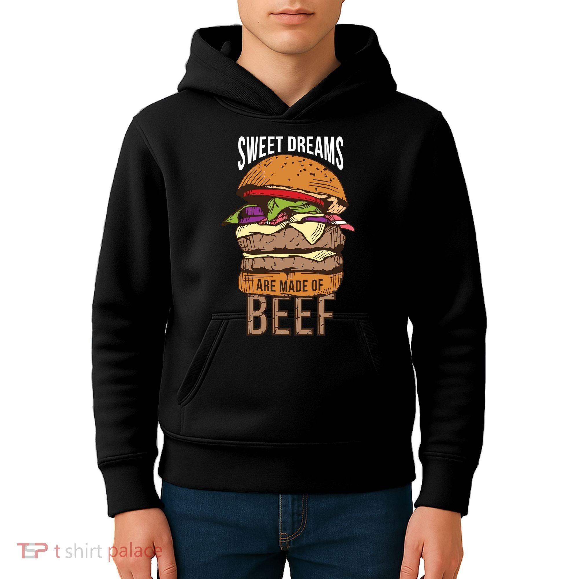 Sweet Dreams Are Made Of Beef Kids Hoodie
