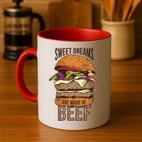Sweet Dreams Are Made Of Beef Coffee Mug thumb 4