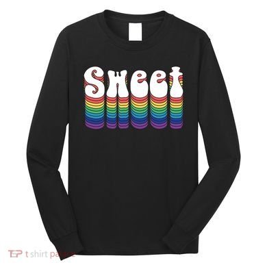 Sweet Groovy Retro 70's Style Long Sleeve Shirt