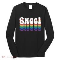 Sweet Groovy Retro 70's Style Long Sleeve Shirt thumb 0