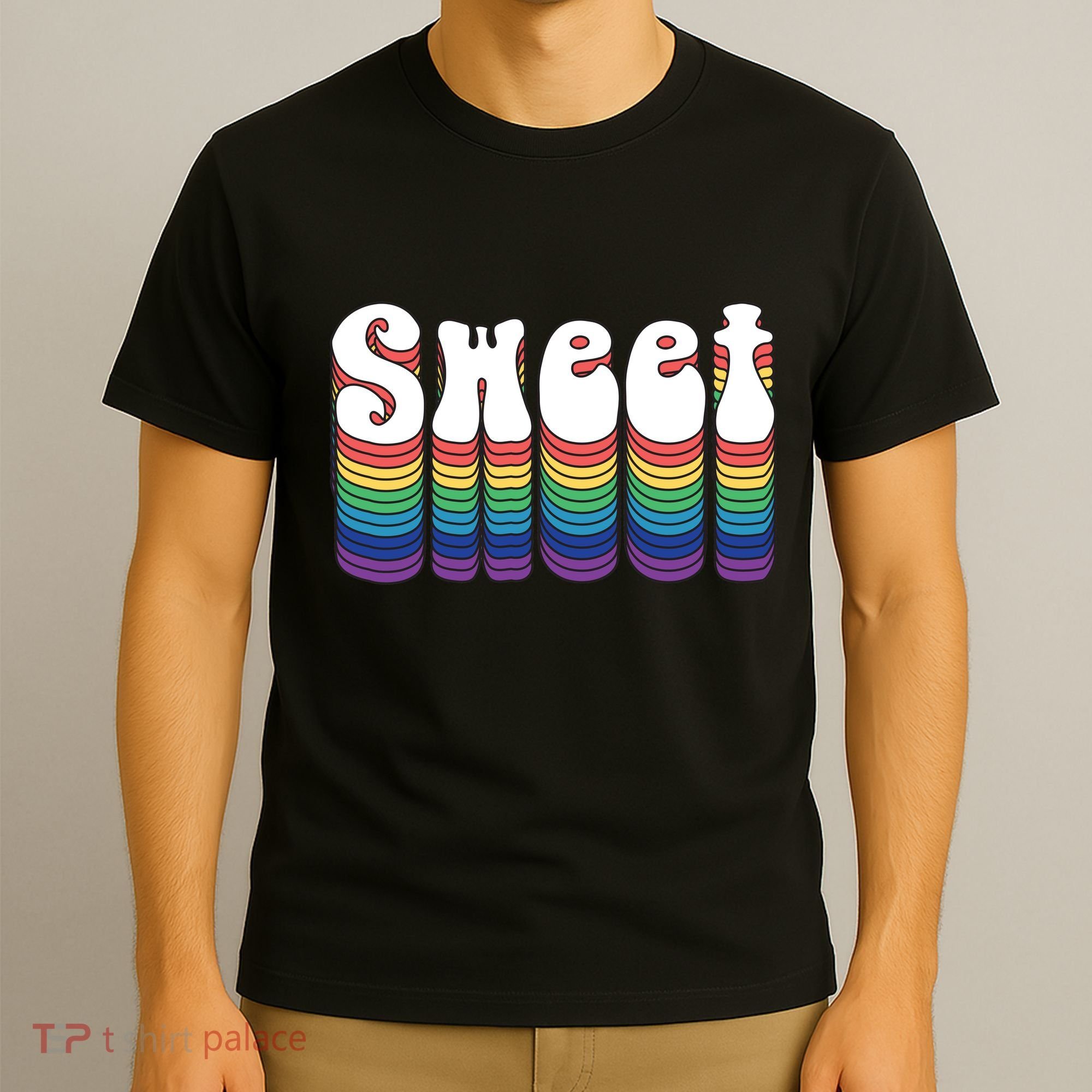Sweet Groovy Retro 70's Style T-Shirt