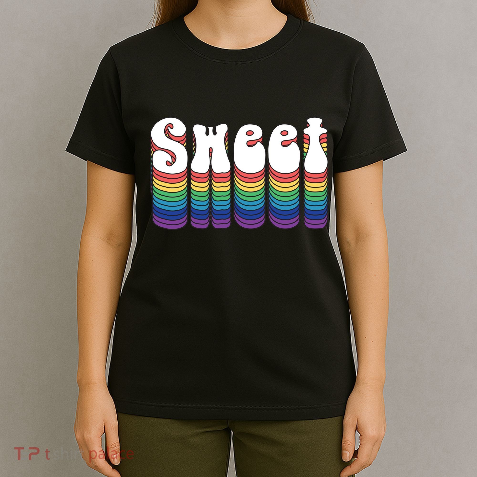 Sweet Groovy Retro 70's Style T-Shirt