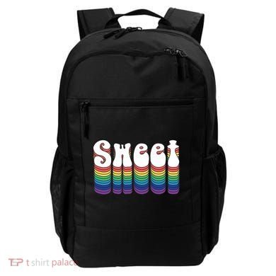 Sweet Groovy Retro 70's Style Backpack