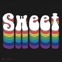 Sweet Groovy Retro 70's Style Button thumb 1