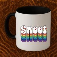 Sweet Groovy Retro 70's Style Coffee Mug thumb 2