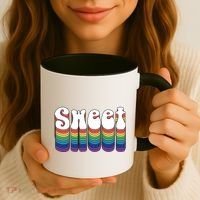 Sweet Groovy Retro 70's Style Coffee Mug thumb 3