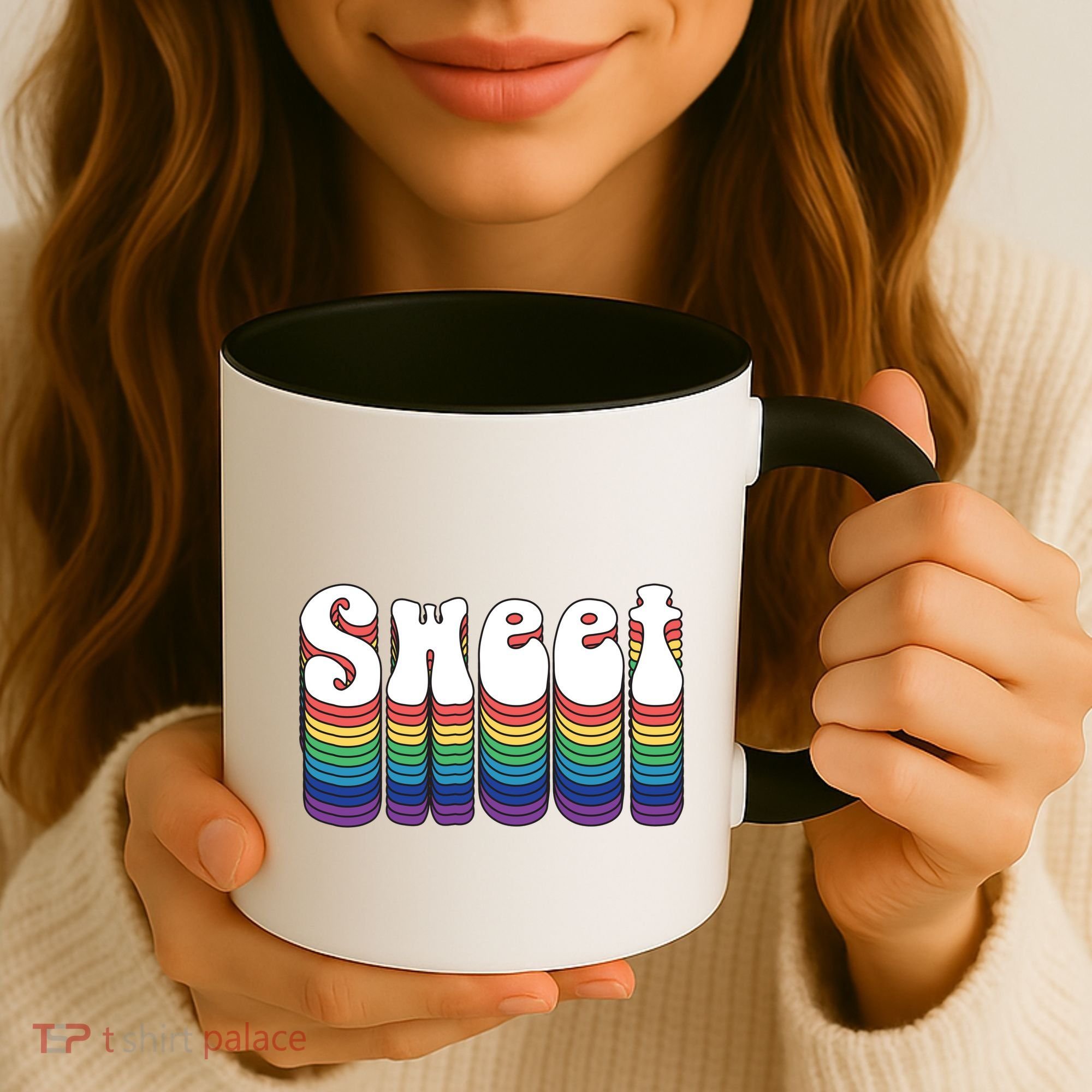 Sweet Groovy Retro 70's Style Coffee Mug