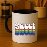 Sweet Groovy Retro 70's Style Coffee Mug thumb 4